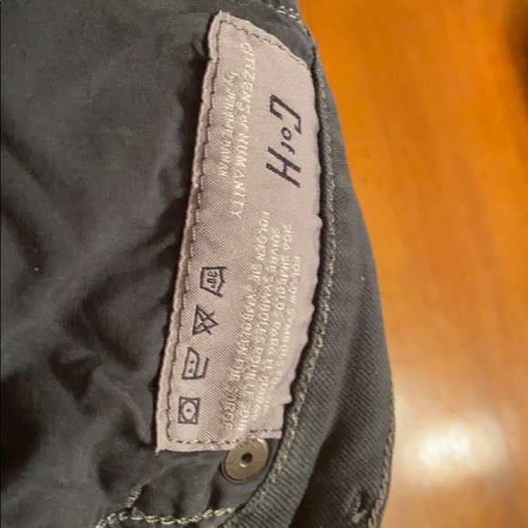 Citizens of Humanity green denim - Picture 2 of 3